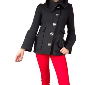 Black Ava Wool Mackage Coat